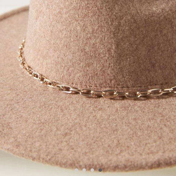 NWT Anthropologie Link Trimmed Fedora - Picture 3 of 7